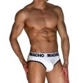 Macho - Mch006 Classic Slip White + Black S