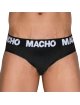 Macho - Mch007 Classic Slip Black + Black S