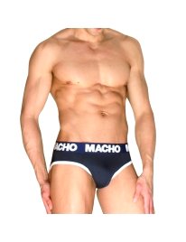 Macho - Mch008 Slip Clásico Azul Marino S
