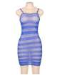 Mini Dress Roberta Blue Size Large 197059