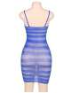 Mini Dress Roberta Blue Size Large 197059