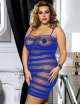 Mini Dress Roberta Blue Size Large 197059