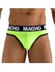 Macho - Mtg001 Fluorescent Yellow Thong Size S