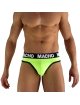 Macho - Mtg001 Fluorescent Yellow Thong Size S