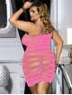 Mini Dress Roberta Pink Size Large 197061
