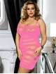 Mini Dress Roberta Pink Size Large 197061