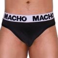 Macho - Mtg002 Black/Black Thong S