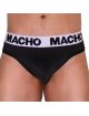 Macho - Mtg002 Black/Black Thong S