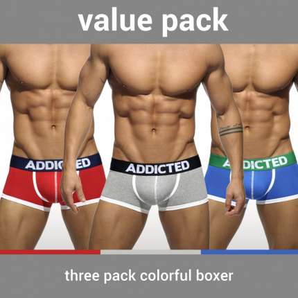 Pack Of 3 Boxer Shorts Addicted-Basic 5003639