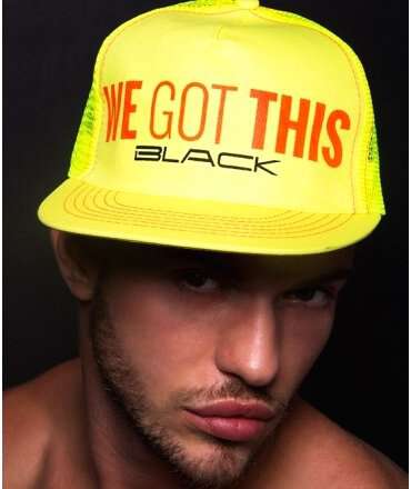 Boné Andrew Christian We Got This Black,600052