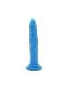 Dildo Realista de doble densidad, de color Azul 18 cm,2263673