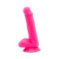 Dildo of Truth, with the Testes, Dual-Density, Pink, 15cm