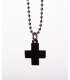 Necklace Cross Black Andrew Christian 600051