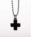 Necklace Cross Black Andrew Christian 600051