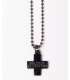 Necklace Cross Black Andrew Christian 600051