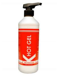 The lubricant is Water, K Hot Gel 500ml 3163727