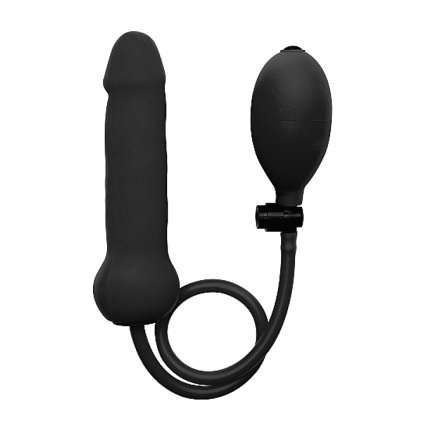 Dildo Insuflávél, Silicone, Black 2263741