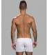 Pantalones Cortos De Andrew Christian, Deportes De Natación De Malla De Color Blanco,600050