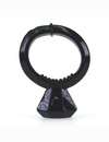 Cockring-Black with Jewel 1303930