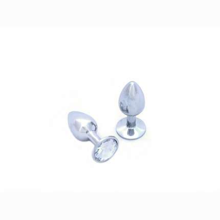 Butt Plug in Aluminium with a Gem 2403840