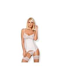 Corset and Thong Obsessive White 1613970
