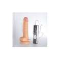 The vibrator is Realistic Candy Lust 17.5 cm