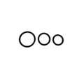 3 x Cockrings Intimen Kaang Silicone
