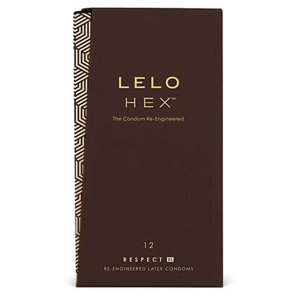 Preservativos Lelo Respect XL Hex 12 Unidades,3204060