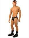 Jockstrap Fist in a Black Leather 1264164