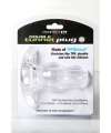 Plug Tunnel Double Perfect Fit Transparent M 244005