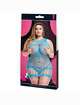 Mini Vestido Lapdance King Size Racerback Azul,1974185