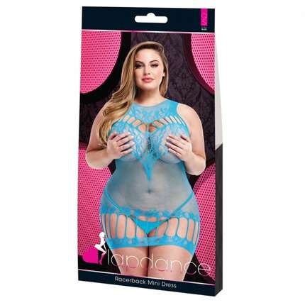 Mini Dress By Lapdance King-Size-Racerback-Blue 1974185