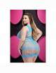 Mini Vestido De Lapdance Cama King Size, Racerback De Color Azul,1974185
