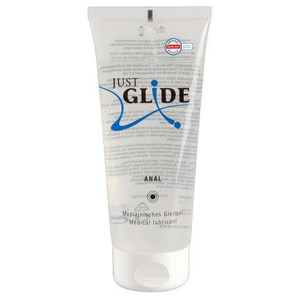 Lubrificante à Base de Água Just Glide Anal 200 ml,3164228