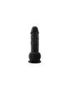 Dildo con el que los Testículos Premium Negro de Silicona para Tessudo Crushious de 22 cms,2264347