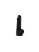 Dildo con el que los Testículos Premium Negro de Silicona para Tessudo Crushious de 22 cms,2264347