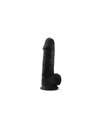 Dildo with Testicles and a Premium Preto Silicone Tessudo Crushious 22 cms 2264347