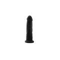 Dildo Premium Preto de Silicone Tessudo Crushious 23 cms