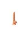 Dildo with Testicles and a Premium Beje Silicone Tessudo Crushious 24 cms 2264343