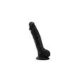 Dildo com Testículos Premium Preto de Silicone Tessudo Crushious 17 cms
