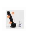 Dildo com Testículos Premium Preto de Silicone Tessudo Crushious 23 cms,2264348