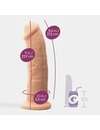 Dildo Premium Beje Silicone Tessudo Crushious 23 cms 2264338