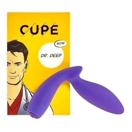 Plug Anal Dr. Deep Roxo com Vibração,2374456