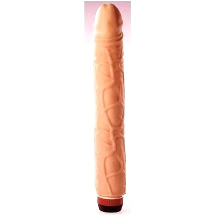 The vibrator is Realistic, Big Joe, a 28-inch 2184471