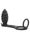 Cockring to Sleep With an Anal Plug and Vibe in Black 1304501