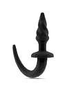 Plug Anal Sono Espiral Preto 10 cms,2434502