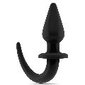 Plug Anal Sono Ponta em Bico 10 cms Preto