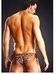 Cuecas Tipo Bikini Leopardo com Transparência,1254539