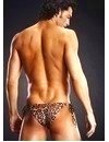 Pantalón Tipo Bikini de Leopardo, con la Transparencia,la 1254539