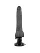 Vibrador Realista Basecock Negro con Mando a distancia, el 18.5 cm,2184549